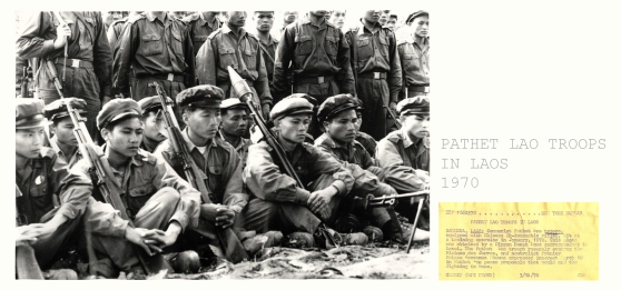 Quân đội Pathet Lao năm 1970 với AK của Trung Quốc